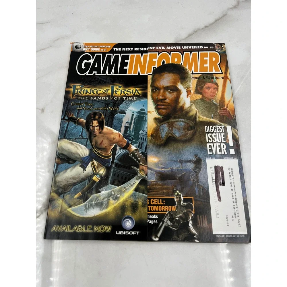 Game Informer Magazine Issue 128 December 2003 Prince of Persia Call of Duty